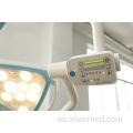Lámpara quirúrgica LED ajustable con temperatura de color de un solo domo